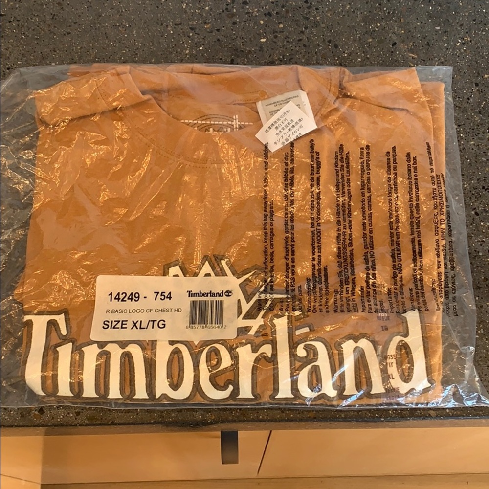 Timberland logo t shirt XL